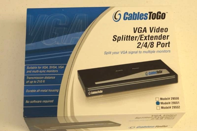 lot 81 image: NEW  VGA Video Splitter  248 port