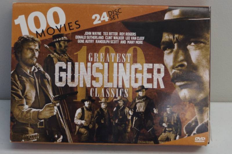 lot 85 image: 24 Disc Set-  Gunslinger DVD Movies-  Westerns Galore  Cowboy Time
