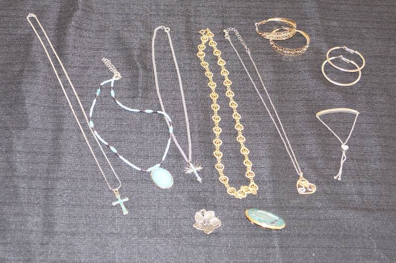 lot 145 image: Turquoise Cross Necklaces and More