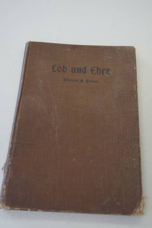 lot 159 image: Lob And Embre  Antique Music Book  1895-   Signed  1918-  Hardcover- Survivor