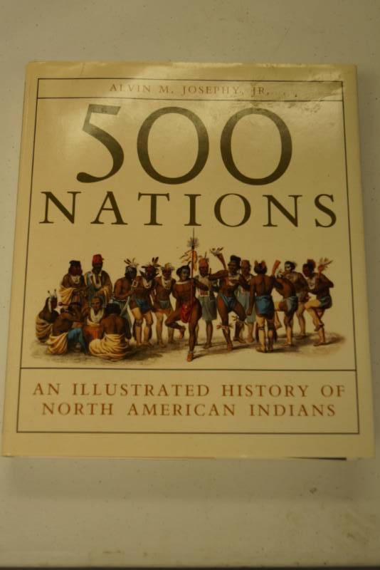 lot 173 image: 500 Nations An Illustrated History of North American Indians by Alvin M. Josephy Jr.