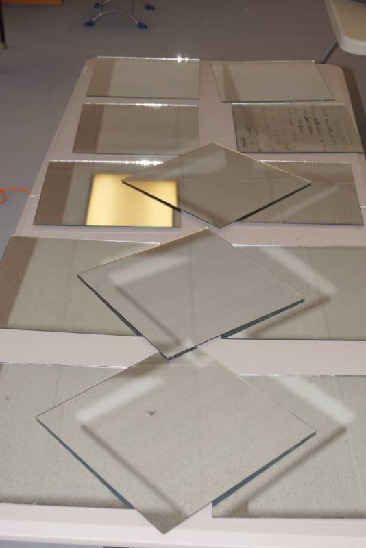 lot 211 image: 13  12 x 12 Mirrors