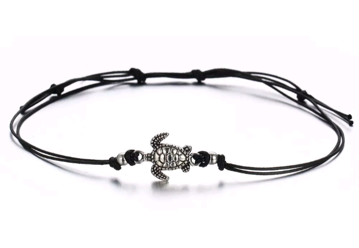 lot 259 image: 10 Womens Sea Turtle Ankle Bracelet
