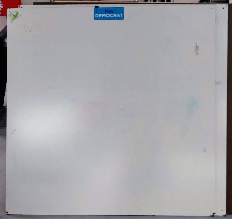 lot 344 image: 48x48 Dry Erase Whiteboard- 6 Total