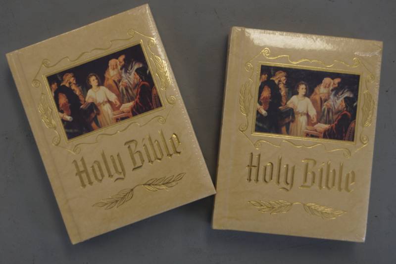 lot 226 image: Lot of 2 - Sealed Holy Bible  Catholic Edition