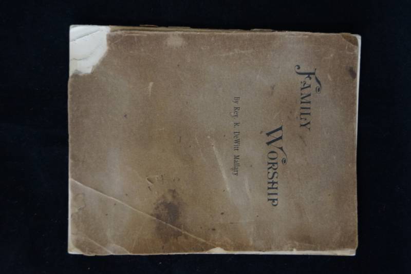 lot 236 image: Family Worship-  Antique Book-  1891- Religious
