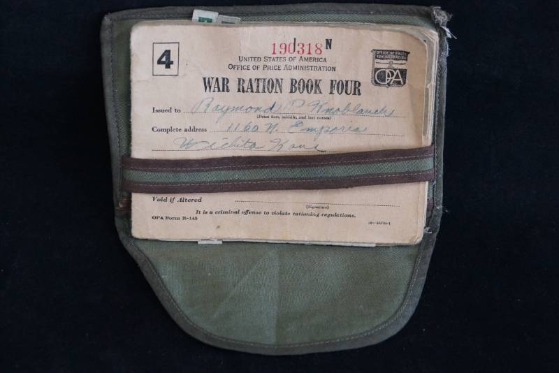 lot 238 image: WWII  War Ration Booklet