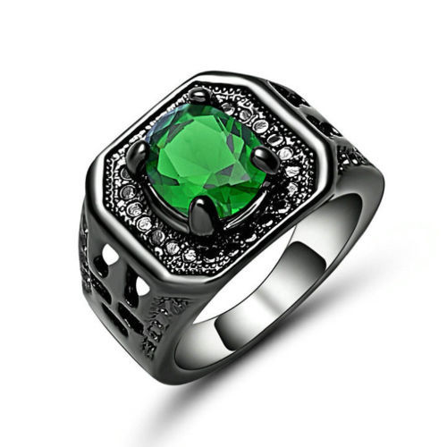 lot 274 image: NEW Emerald Ring  Size 9