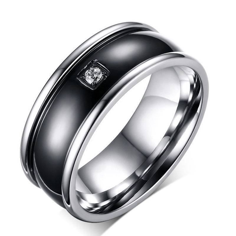 lot 276 image: NICE  Stainless Steel  Ring  Size 10
