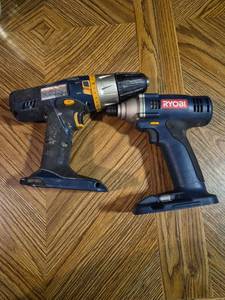 lot 103 image: Ryobi 18V Cordless Drill and Impact Driver Set - P201 & P231 (Tool Only)