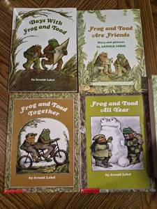 lot 105 image: Frog and Toad Complete Book Set by Arnold Lobel - Scholastic 4-Book Collection