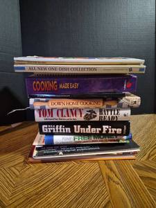 lot 114 image: Mixed Book Lot - Cookbooks, Fiction, Nonfiction & More