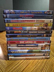 lot 124 image: Mixed DVD Movie Collection - 14 Films Family & Comedy
