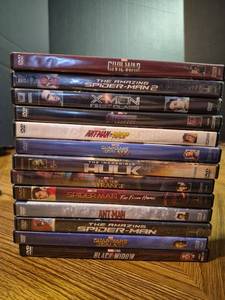 lot 125 image: Marvel DVD Collection - 13 Movie Lot