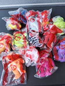 lot 207 image: McDonalds Happy Meal Ty Beanie Babies Lot 13  Pieces