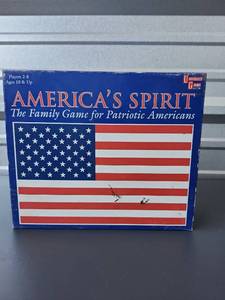 lot 210 image: Americas Spirit Family Game Board Game Players 2-8 Ages 10 & Up