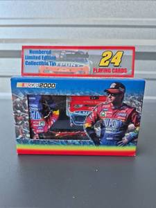 lot 254 image: NASCAR 2000 Jeff Gordon #24 Numbered Limited Edition Collectible Tin Playing Cards