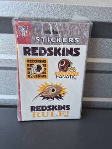 lot 268 image: Hallmark Sports NFL Redskins Stickers 2001