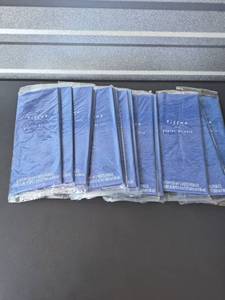 lot 270 image: Tissue Papier de Soie Blue 18 sq ft 5 Sheets Lot of 9 Packages
