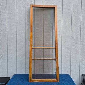 lot 403 image: Wood Frame Window Screen with Mesh 24 x 60
