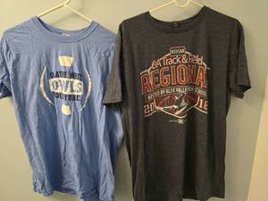 lot 1306 image: 2 Graphic T-Shirts Olathe West Owls Volleyball KSHSAA Regional Track Field