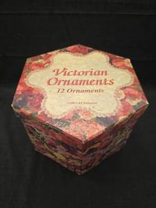 lot 2136 image: C&F Enterprises Victorian Ornaments 12 Ornaments Set 1995