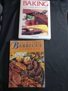lot 60257 image: 2 Cookbooks Baking by Arnold Zabert, The Backyard Barbecue Cookbook