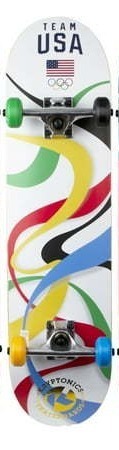 lot 10049 image: Team USA 31 Inch Olympic Series Skateboard - Retail - $29.97