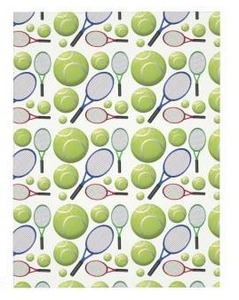 lot 17553 image: 40x50 Tennis Throw Blanket