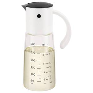 lot 17593 image: Vucchini Olive Oil Dispenser Bottle Auto Flip Vinegar Dispenser for Kitchen with No-Drip Bottle Spout Pourer, 10 oz, 2 Pack
