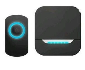 lot 17628 image: Wireless Doorbell, Black