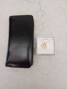 lot 17654 image: Wallet And Necklace Lot