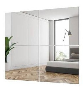 lot 17665 image: 12 x 12 Frameless Mirror, 8 Pack