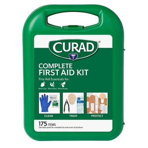 lot 58373 image: Curad Complete First Aid Kit  175 Pieces per Kit  1 Kit