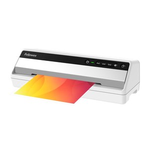 lot 58403 image: Fellowes Saturn 95 Laminator with Pouch Starter Kit