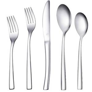 lot 58422 image: Ferfil Flatware Set, 20-Piece Stainless Steel Silverware Cutlery Tableware Set Service for 4, Include KnifeForkSpoon, Mirror Polished, Dishwasher Safe