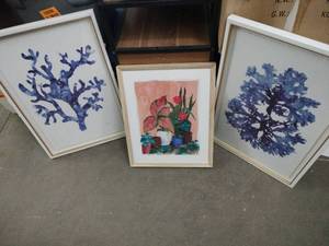 lot 63044 image: Set of 3 Wall Art Prints
