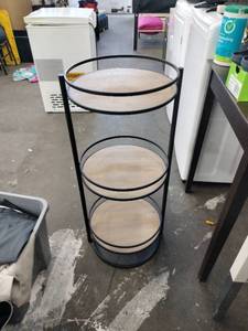 lot 63057 image: 3 Tier Industrial Style Plant Stand