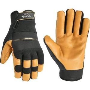 lot 58376 image: Wells Lamont HydraHyde hybrid leather work gloves