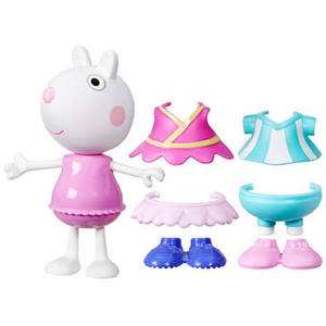 lot 58424 image: Peppa Pig Suzy Sheep Dress-Up Figure by Hasbro