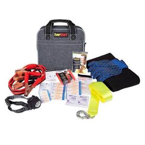 lot 58440 image: EverStart Deluxe Roadside Safety Kit