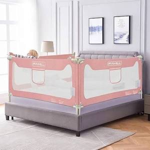 lot 58444 image: FAMILL Bed Rail for Toddlers Toddler Bed Rail 39in Twin Size