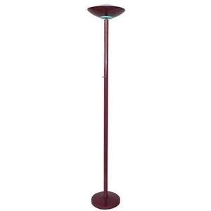 lot 63048 image: Vintage burgundy torchiere floor lamp