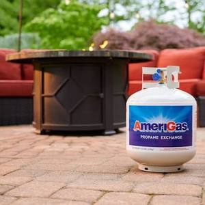 lot 63050 image: American Gas Propane Exchange Tank - Empty