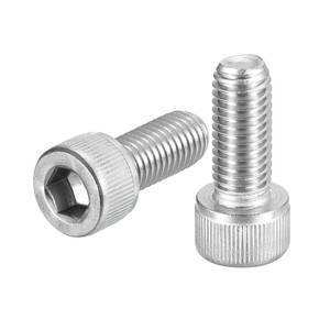 lot 111 image: uxcell Hex Socket Bolts (M10-1.5x25), 304 Stainless Steel Hex Socket Drive Screws, Silver Tone, 10 Pcs