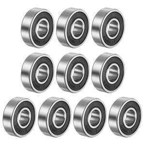 lot 114 image: uxcell 6000-2RS Deep Groove Ball Bearings 10mm Bore 26mm OD 8mm Thick Chrome Steel ABEC3 Accuracy Z3 Noise Level 10pcs