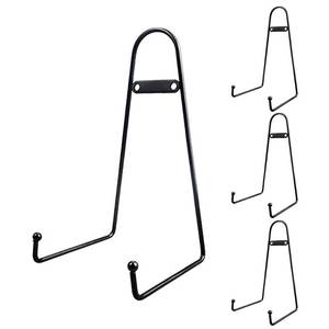 lot 118 image: YY YEARCHY 4 Pack Plate Hangers for The Wall, Metal Plate Stand Holder and Tabletop Display Easel for 8 to 14 Inch Plates, Picture Frames, Art, Books, Home Decor