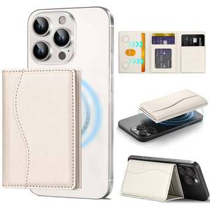lot 139 image: Mag-Safe Wallet, Strongest Magnetic Wallet for iPhone 1615141312 Series, 6 Cards Holder, Lightweight Magnetic Phone Cards Holder for Apple Cell Phone, Not for iPhone 1312 Mini, Beige