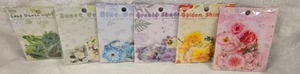 lot 156 image: Bundle of Flower Sticker Sheets 6 packs Assorted