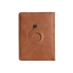 lot 197 image: rfid passport holder for travel passport wallet for men passport cover for women passport case with airtag waterproof passport book brown